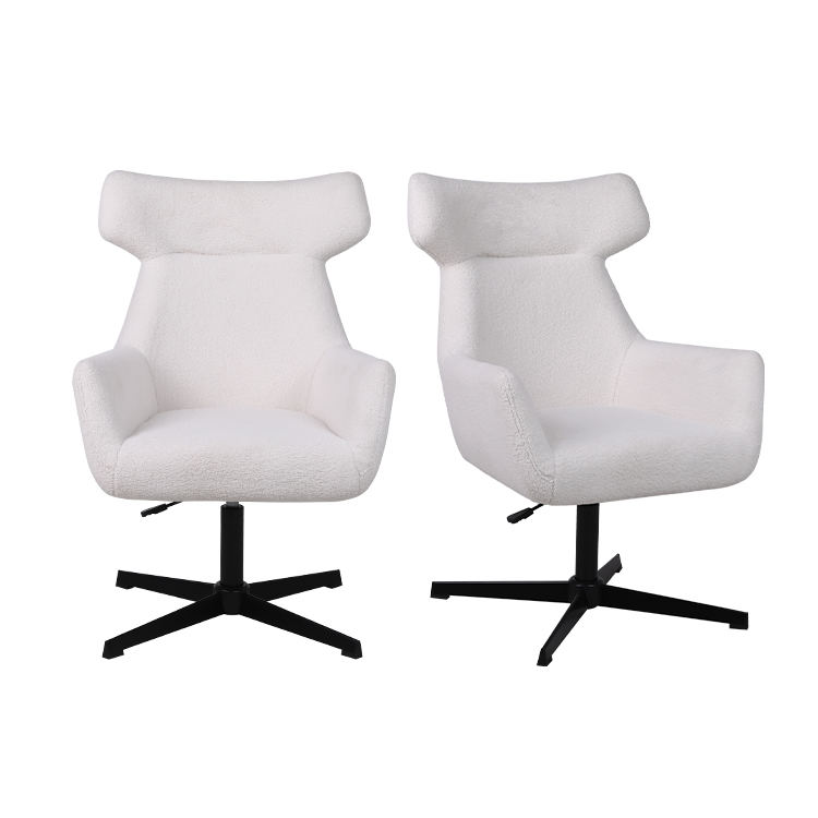 Beige criss-cross chair